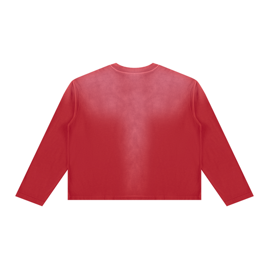 PAID SUNFADE RED LONG SLEEVE
